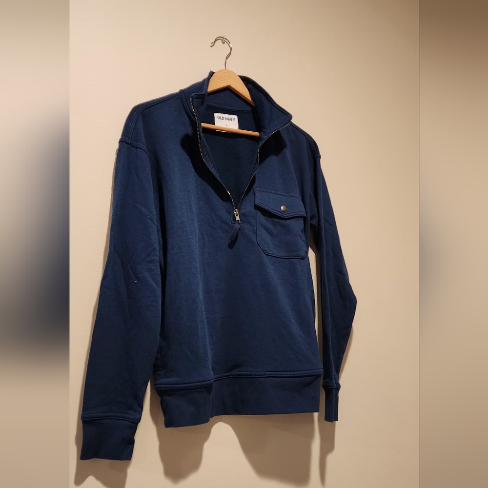 Old navy soft half zip knit shirt - Picture 2 of 6